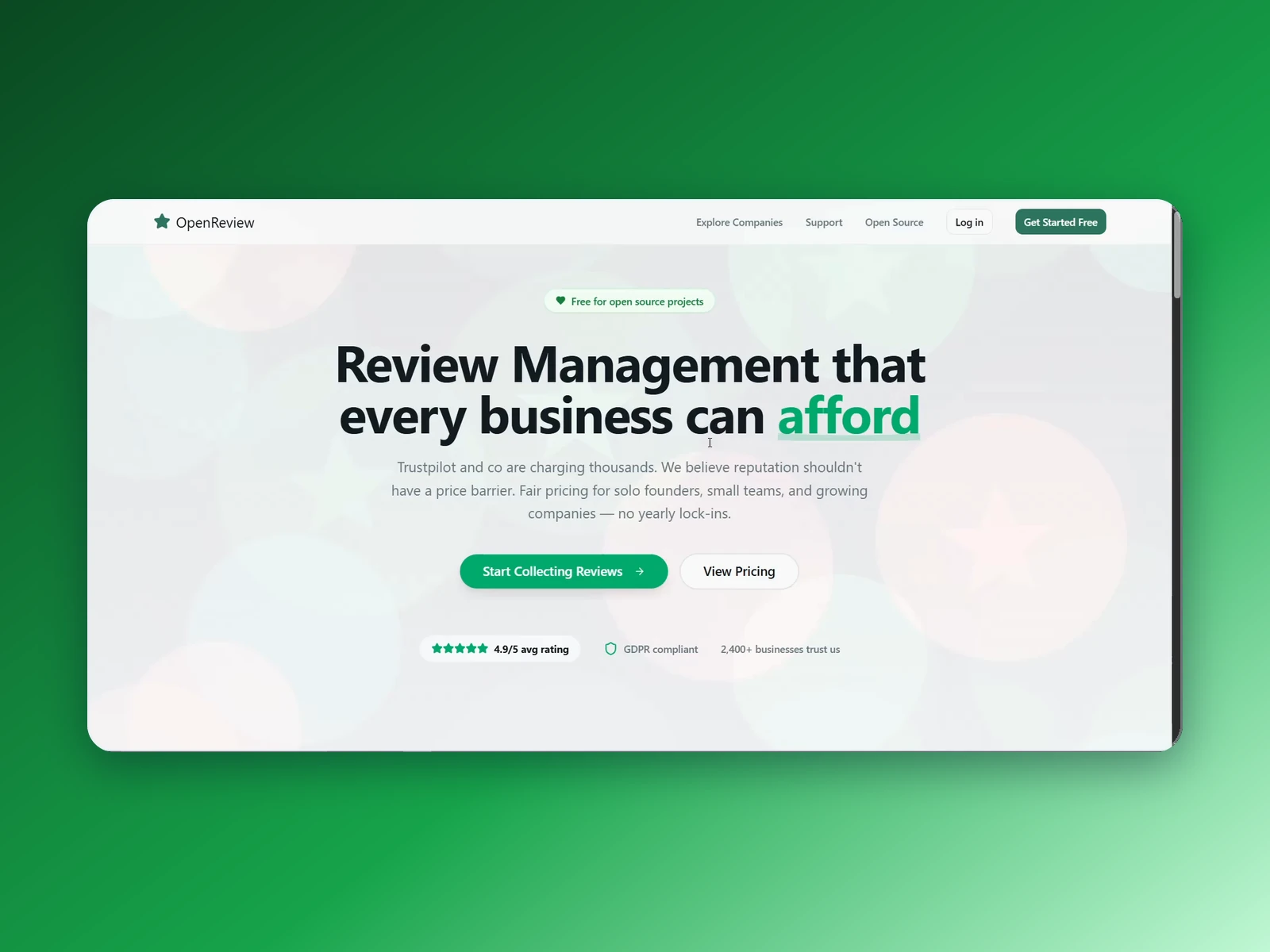 Trustpilot Clone